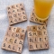 Make Your Own Scrabble Coasters - Fun crafts