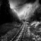Train Tracks - Black and White Photos