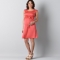 Maternity Ruched Tie Waist Dress
