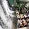 Waterfall restaurant in the Village of Escudero