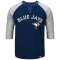 Toronto Blue Jays Force Play 3 Quarter Sleeve Henley - Sports Apparel
