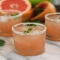 Vanilla Grapefruit Margaritas with a Vanilla Salt Rim