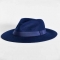 Wide Brim Felt Fedora - Hats