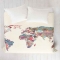 World Map Duvet Cover from Urban Outfitters - Bedding