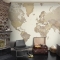 World Map Wall Panel - Home Office